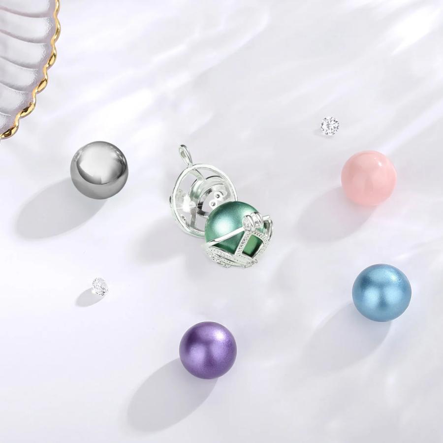 ペンダント ネックレス 花 フラワー ポール 音楽 レディース ボーラ 妊娠 20mm 天使 ミュージカル ミュージック ベル_3