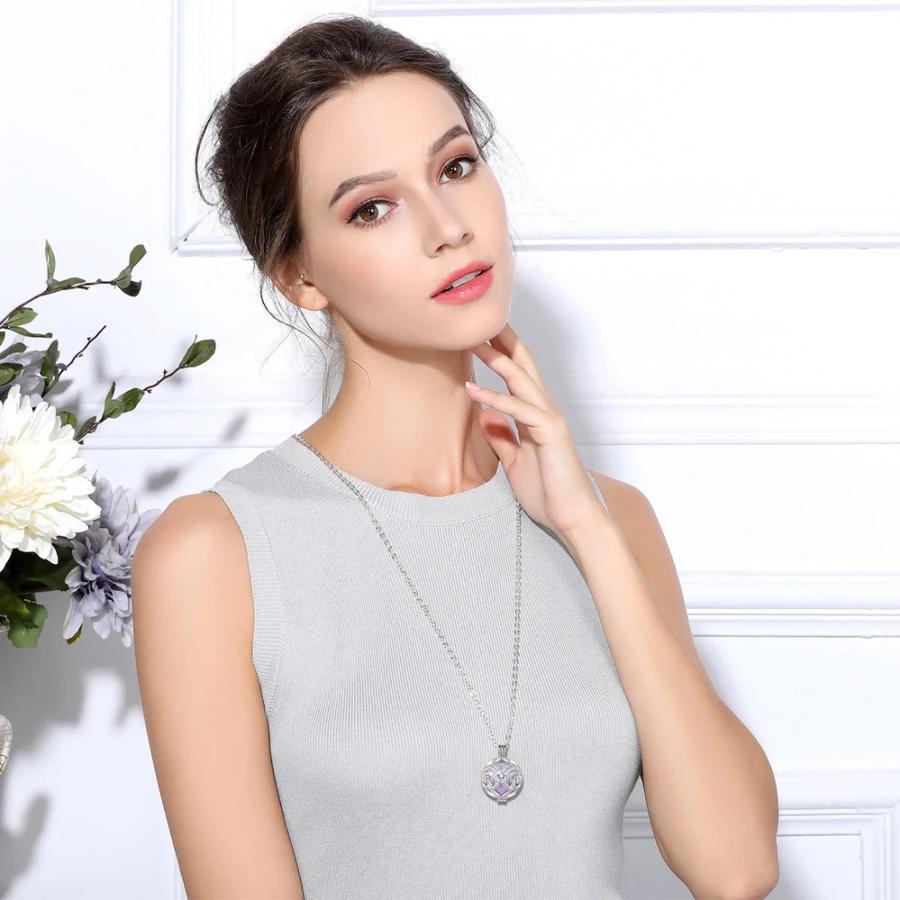 ペンダント ネックレス 花 フラワー ポール 音楽 レディース ボーラ 妊娠 20mm 天使 ミュージカル ミュージック ベル_5