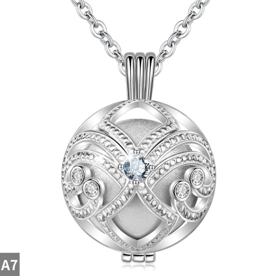 ペンダント ネックレス 花 フラワー ポール 音楽 レディース ボーラ 妊娠 20mm 天使 ミュージカル ミュージック ベル_8