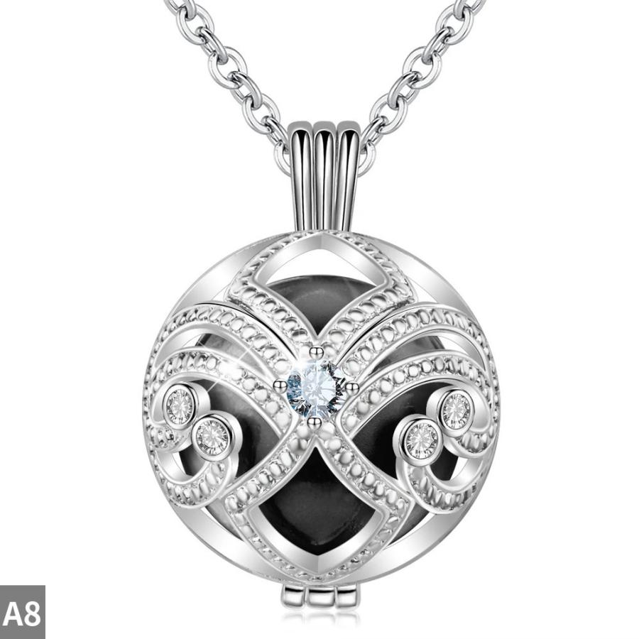 ペンダント ネックレス 花 フラワー ポール 音楽 レディース ボーラ 妊娠 20mm 天使 ミュージカル ミュージック ベル_9