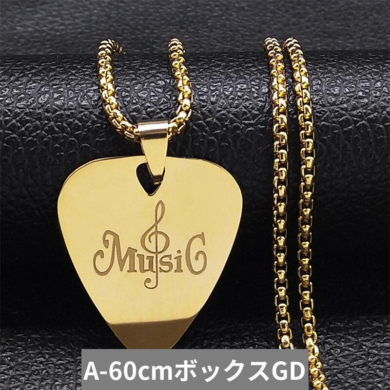 ペンダント ネックレス 黒 ブラック ステンレス チェーン 三角形