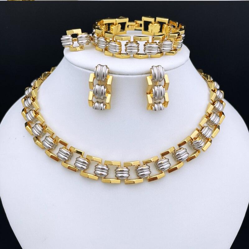 ネックレス ゴールド レディース 女性 18K プレート ジュエリー 結婚式 ウェディング パーティ ドレス 平手打ち_3