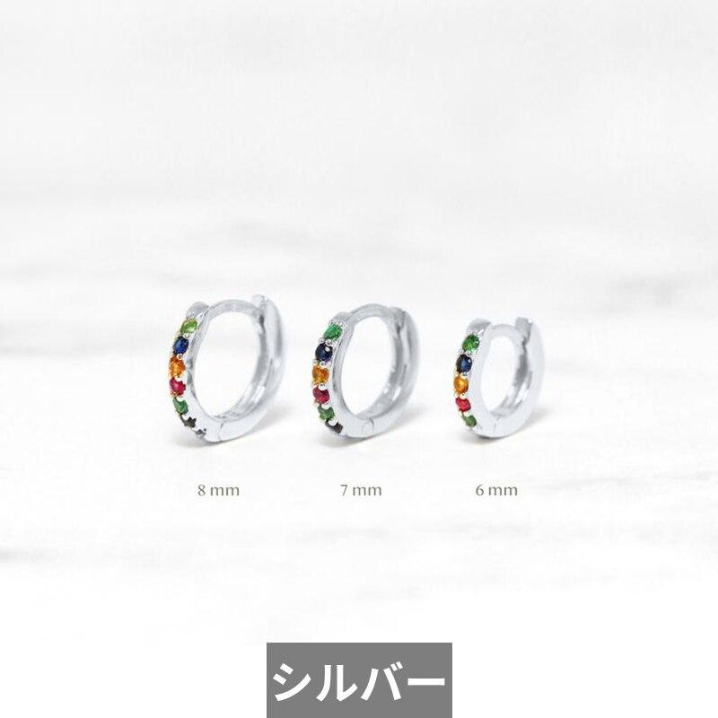 ペンダント ピアス ジルコニア シルバー フープ リング レディース｜finejewelrys｜08