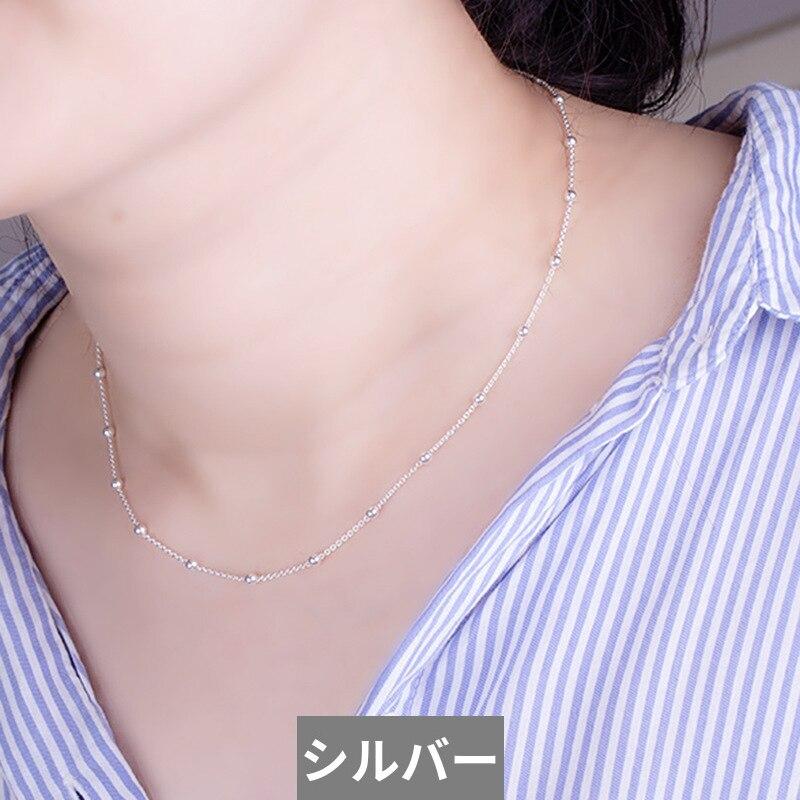 チョーカー ネックレス チェーン ビーズ レディース｜finejewelrys｜07