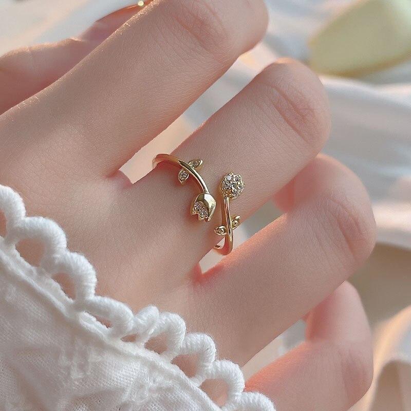 指輪 リング チューリップ 花 フラワー シルバー プラント リング 植物 レディース｜finejewelrys｜02