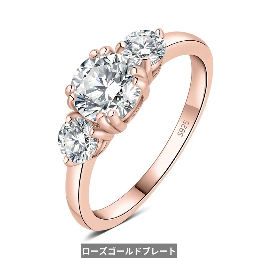 指輪 リング 黄 イエロー ゴールド シルバー ストーン D レディース 女性 モイサナイト カラー 1.4CT 925 スター 星リング_8
