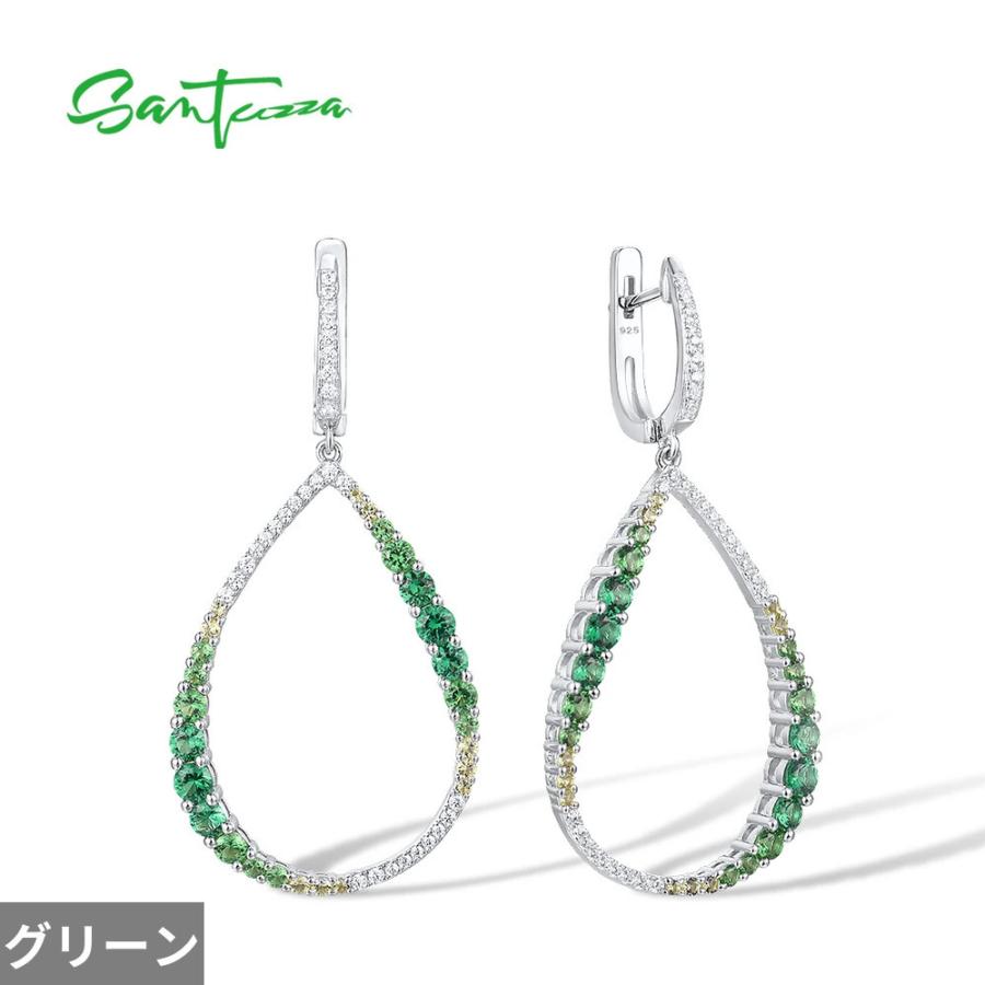 ピアス 白 ホワイト 赤 レッド シルバー ストーン ピンク リング 揺れる レディース ピュア 925 スターリング_7