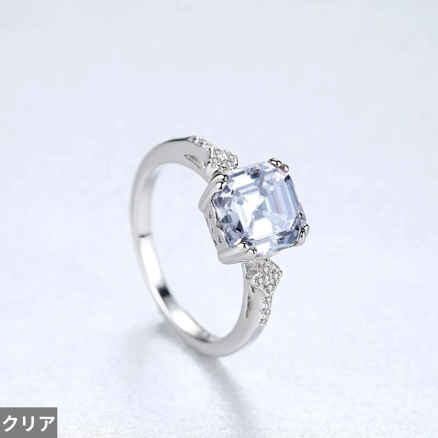 指輪 リング ブライダル シルバー プラント レディース ブランド 925 スターリング 指 フィンガー モルガナイト 刻印 S925_6