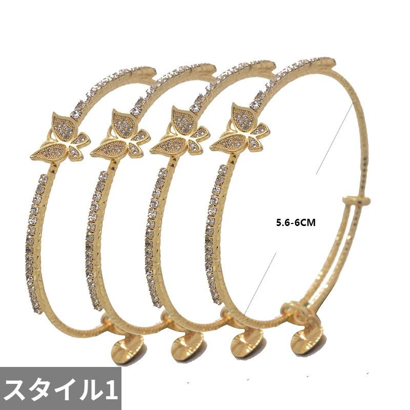 バングル ブレスレット エチオピア アフリカ ゴールド インド ポール レディース ドバイ カラー 赤ちゃん ベイビー キッズ 37年_5
