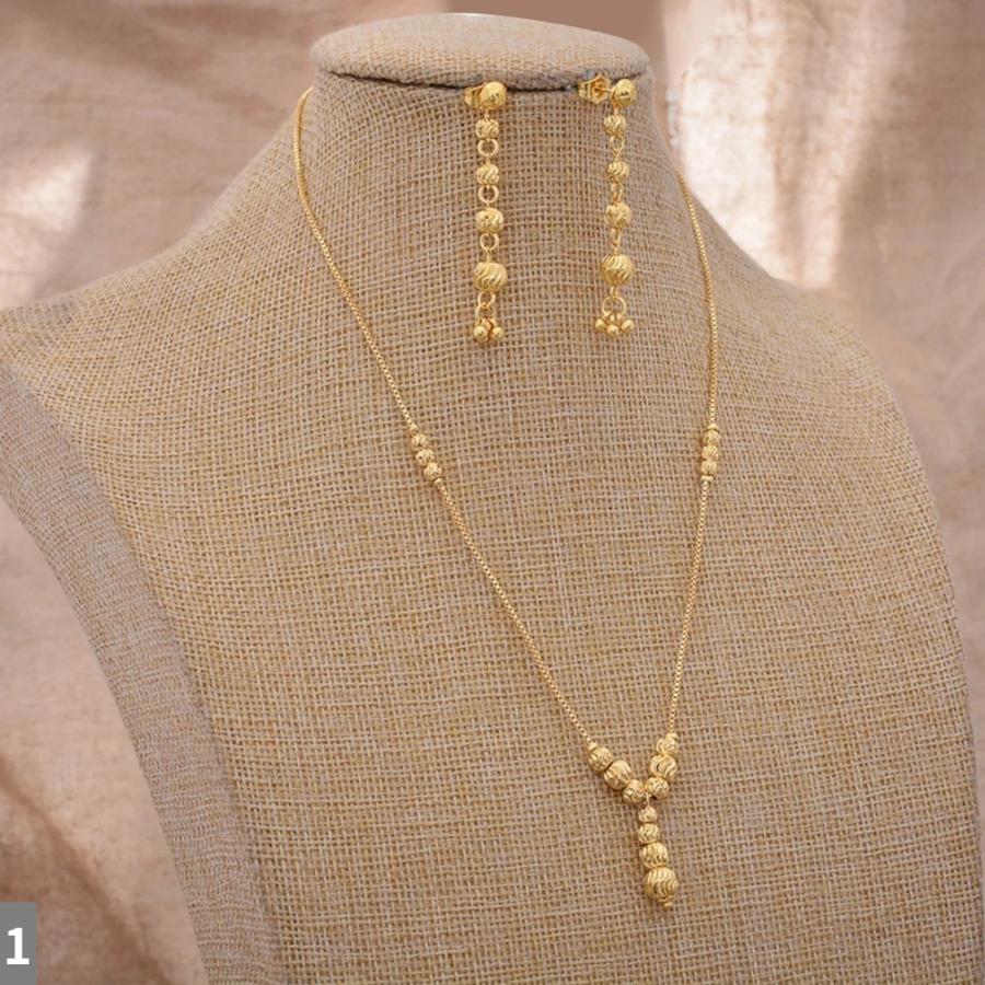 ネックレス ピアス ブレスレット ナイジェリア ブラジル アフリカ ゴールド インド レディース ドバイ アフリカン カラー ジュエリー_5