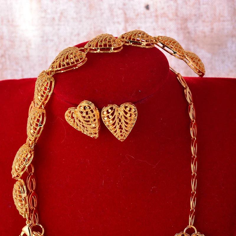 ピアス ネックレス ダイヤモンド ゴールド レディース 新しい カラー 結婚式 ウェディング ジュエリー セット パーティ_1