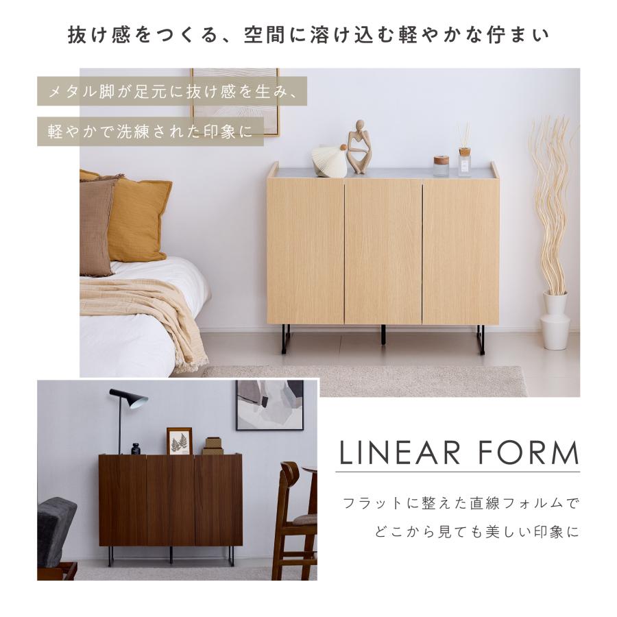 VENTOTA キャビネット 幅100cm 木製 収納棚 チェスト サイドボード