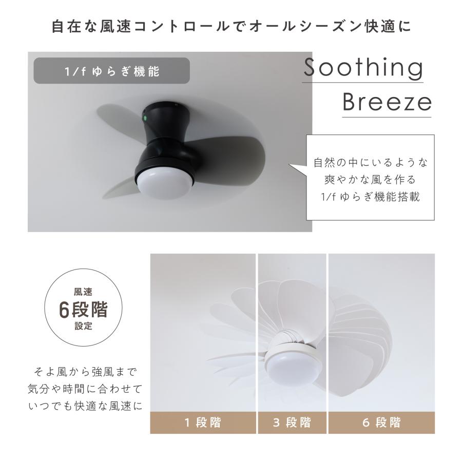 VENTOTA シーリングファンライト リモコン付 調光調色 LED照明 LED