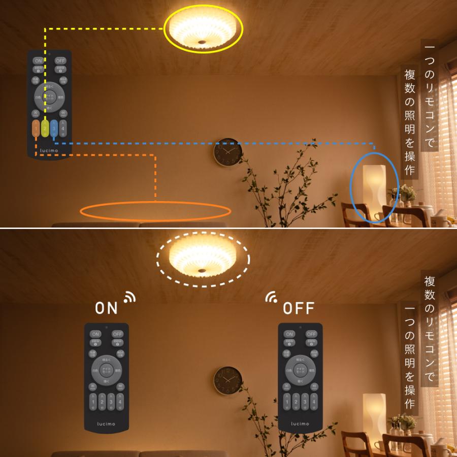 シーリングライト LED 天井 照明 6畳 8畳 10畳リモコン付 おしゃれ 調光 調色  天井器具 シンプル モダン 北欧 かわいい 花柄 寝室 和室 リビング｜finekagu｜12