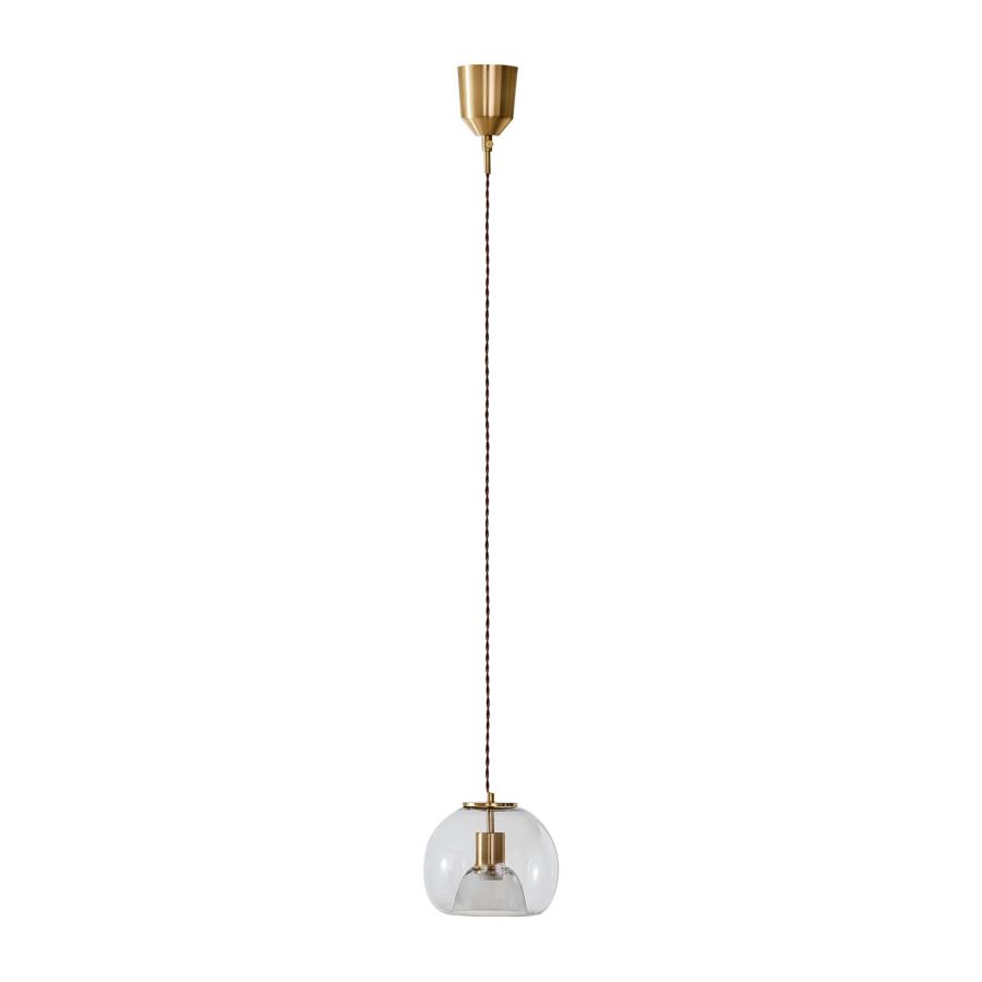 VENTOTA ペンダントライト ガラス 高さ調整可 1灯 吊り下げランプ 吊り