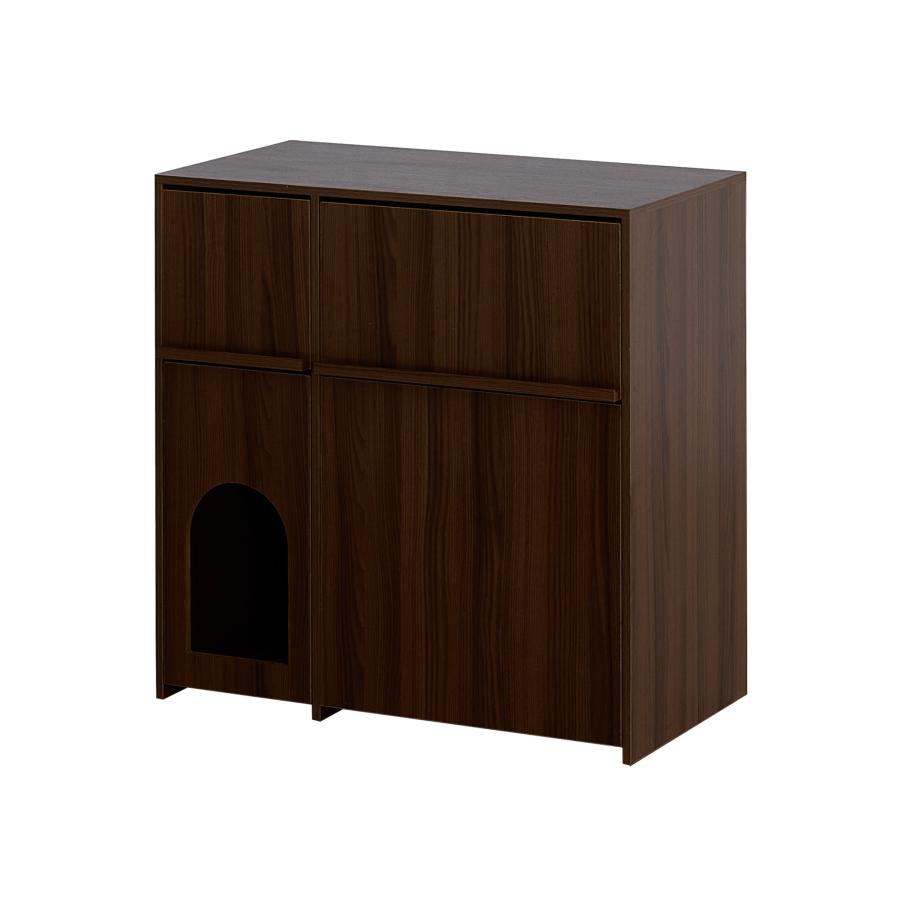 300 猫用トイレ収納 Meobi（メオビ） あす着] 猫用 トイレ収納 キャビネット 隠す キャスター付き 家具