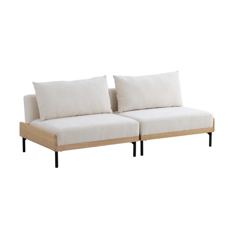 VENTOTA ソファー 幅178cm 2人掛け ソファベッド カウチ 6段階 天然木