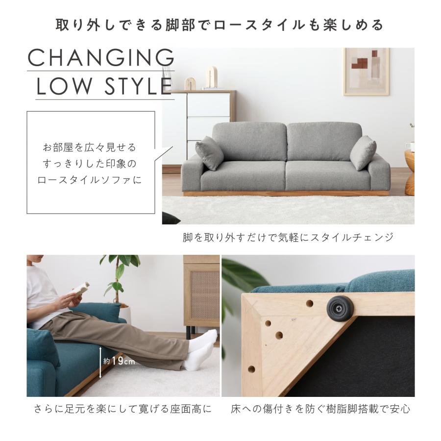 VENTOTA ソファ ソファー オシャレ 2人 掛け 幅150cm ロー VENTOTA ソファ ソファー オシャレ 2人 掛け 幅150cm ロー