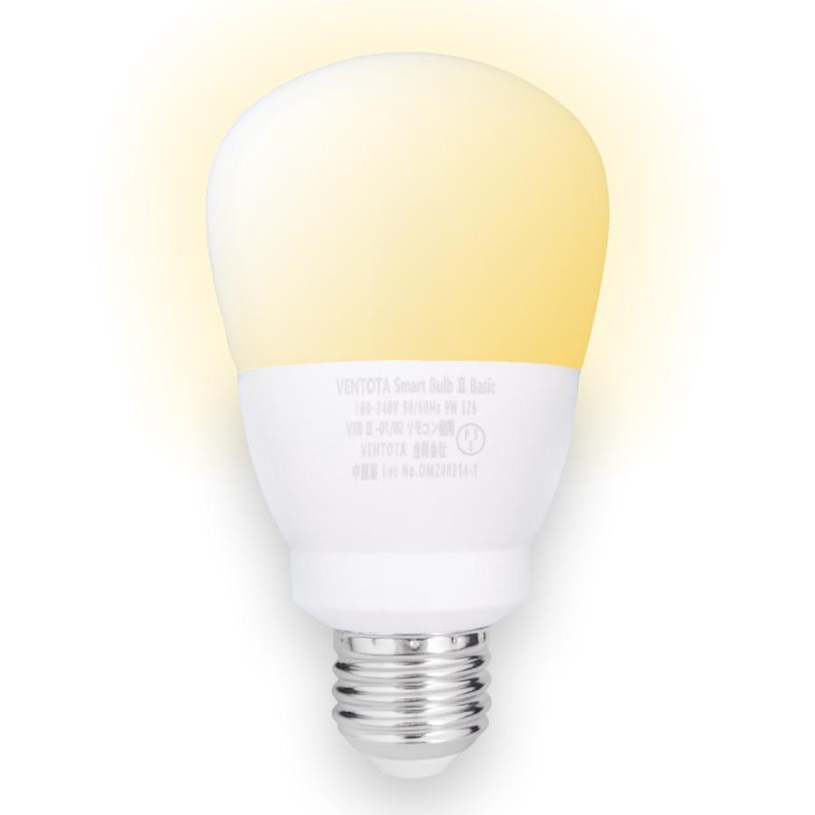 VENTOTA LED 電球 口金 E26 60w 相当 リモコン 式 調光 調色 9w VENTOTA LED 電球 口金 E26 60w 相当 リモコン 式 調光 調色 9w