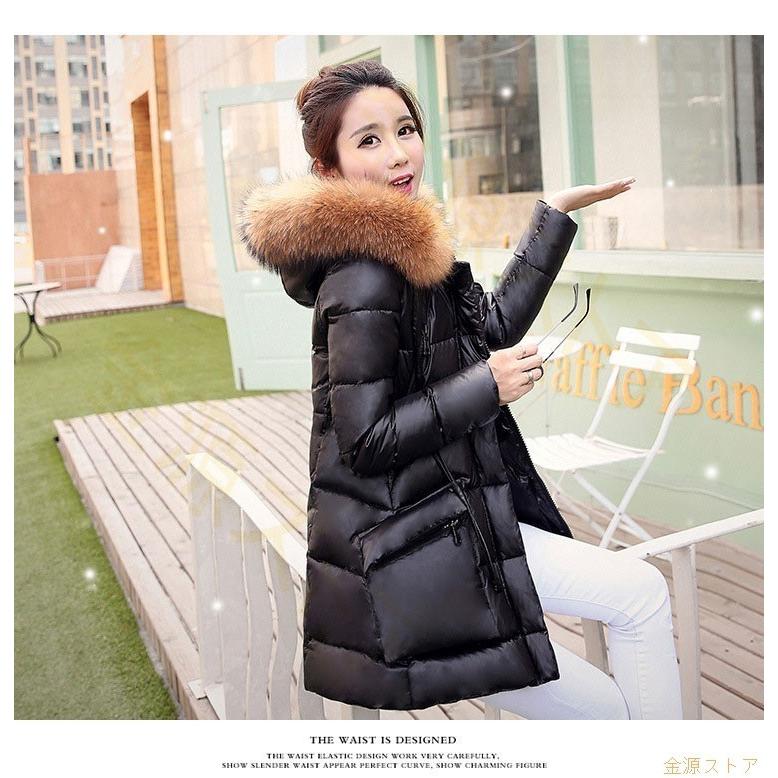 ふるさと割 防風 ファー フード付き レディース ダウンジャケット 防寒 防風 防寒 冬 秋 カジュアル ダウン アウター ファー 毛皮 フード付き ダウンジャケット スプリングコート ロング レディース ダウンコート コート アウター