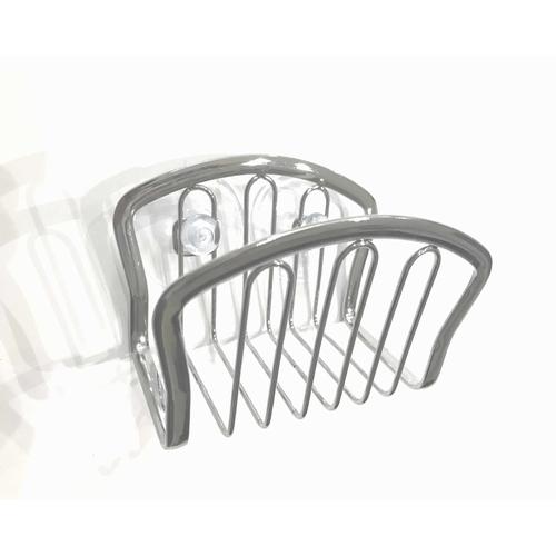 抗菌スポンジホルダー　スポンジラック　たわし入れ　清潔　スポンジ置き　ステンレス　吸盤　せっけん置き KEEP FINE | 