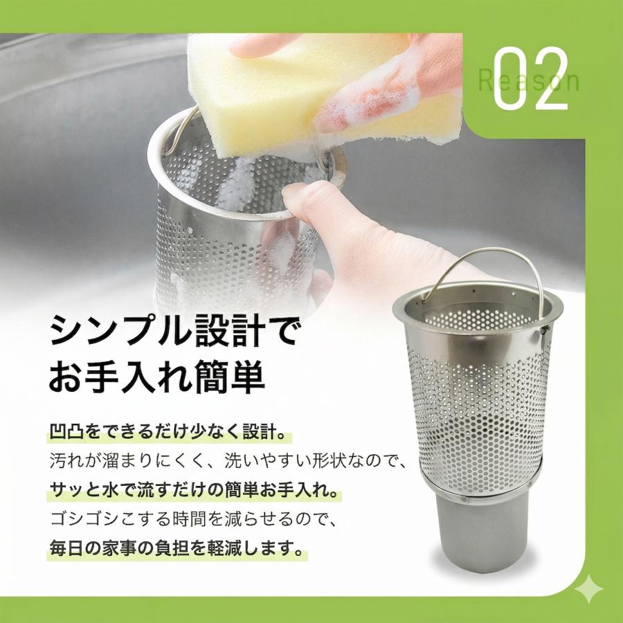 全部 ステンレス 排水口 ゴミ受け 78mm スリム型 小型シンク 小型キッチン 業務用流し台 ゴミかご 排水溝 LuLuPaL 水切りかご 8cm | レクタングル（ASHFORD） | 07