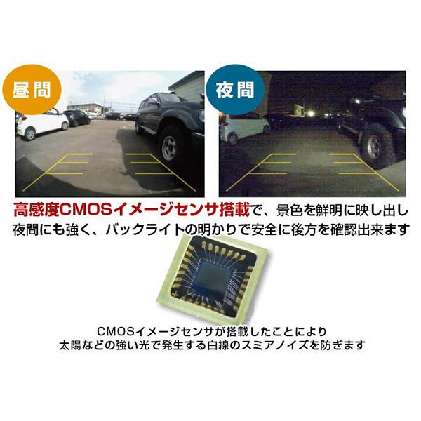 AVIC-RW99 対応 車載カメラ 12V対応 角型 バックカメラ 広角 防水IP68