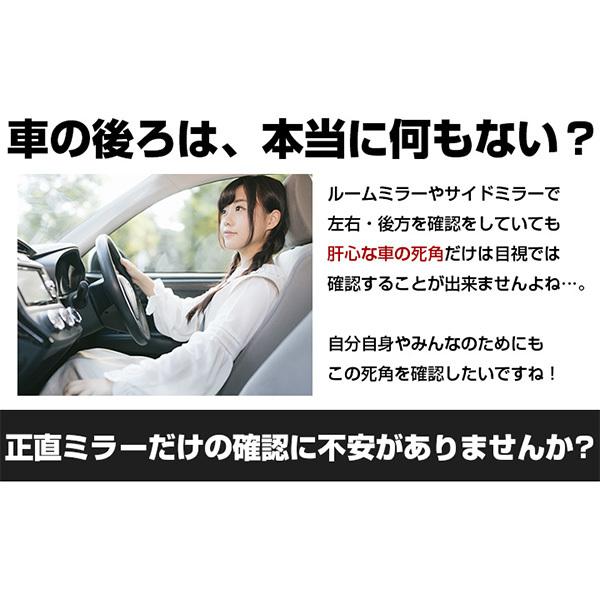 MDV-L500 対応 車載カメラ 12V対応 角型 バックカメラ 広角 防水IP68