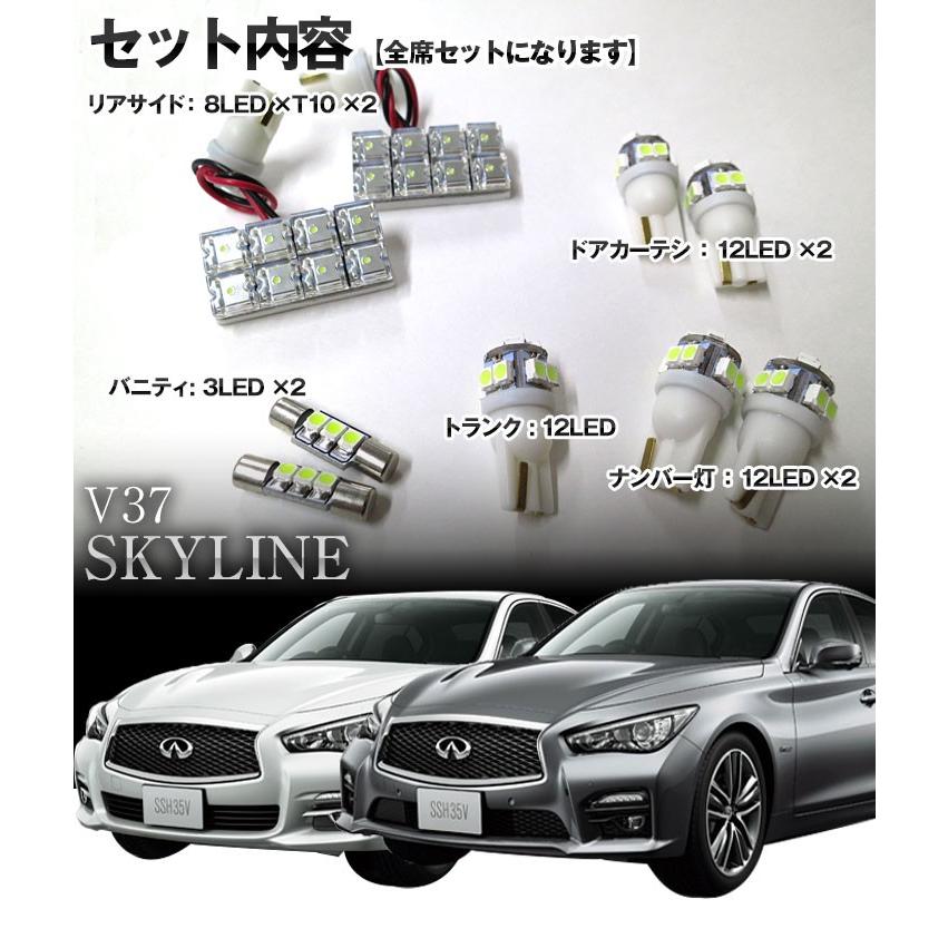 スカイライン SKYLINE LEDルームランプ 室内灯 LEDランプ 37系 LED
