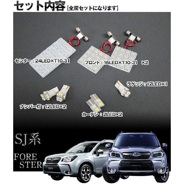 プラズマクラスター搭載LEDルームランプ　フォレスター　SJ フォレスター FORESTER LEDルームランプ 室内灯 LEDランプ SJ系 LED