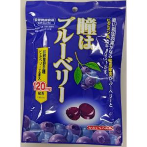 ブルーベリー♡ホワイトデーセット(男の子用) セット販売」「川口製菓」 瞳はブルーベリー 83g×10個セット : くすり