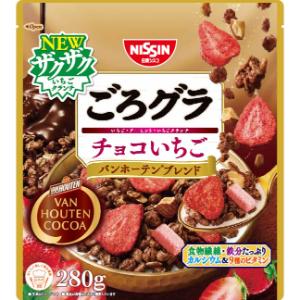 日清シスコ」ごろグラ チョコいちご バンホーテンブレンド 280g 6個