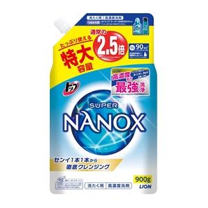 ライオン」 トップ スーパーNANOX(ナノックス) つめかえ用 特大 900g