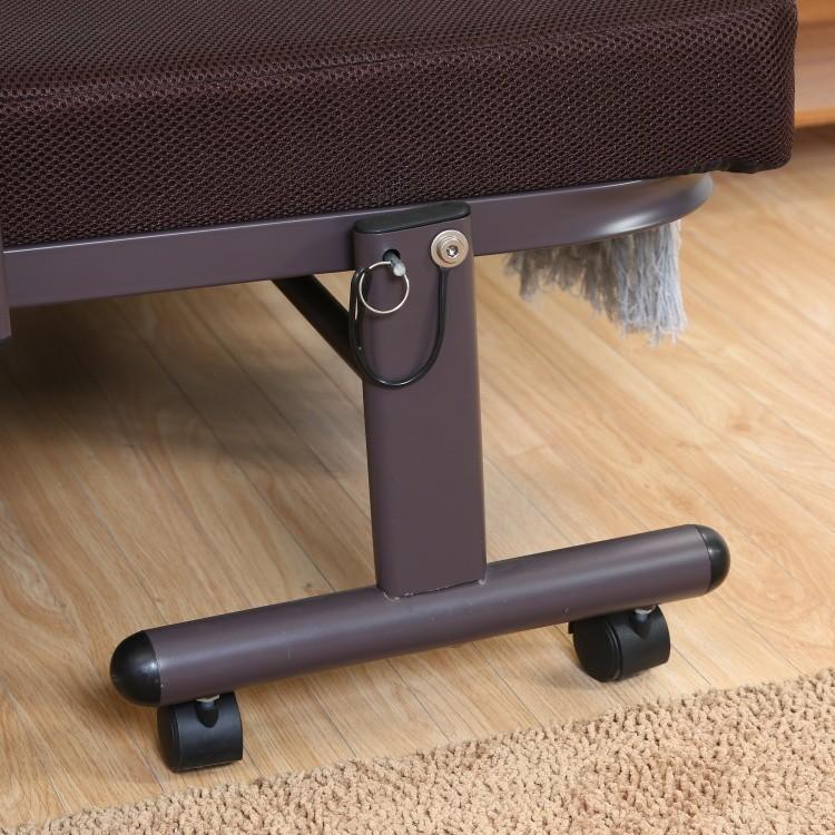 折りたたみ ベッド シングル 低反発 ウレタンマット フリーロック 42段