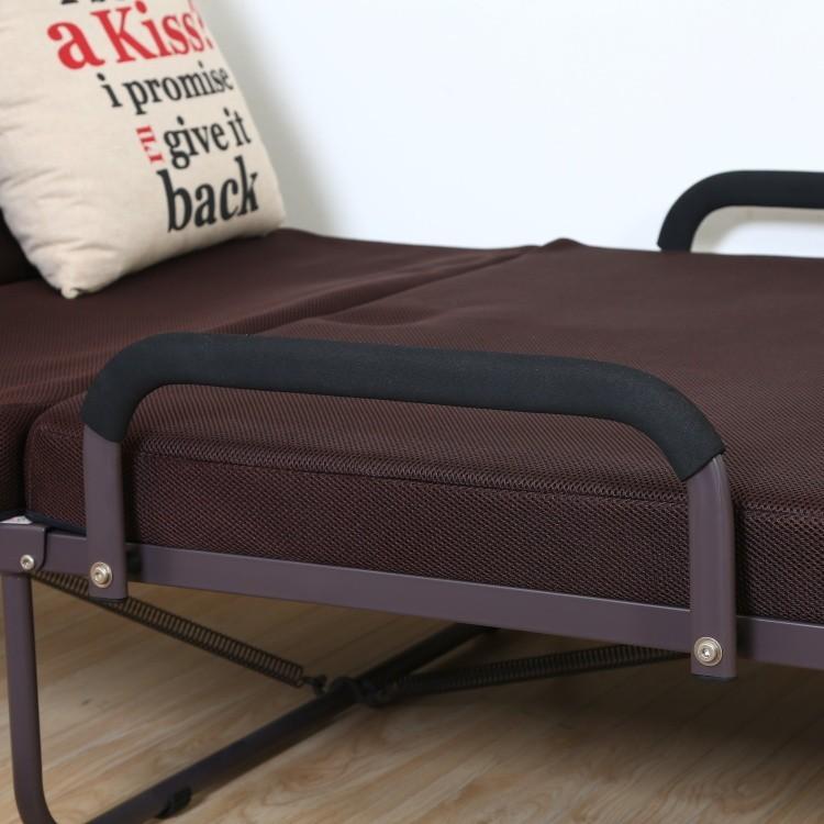 折りたたみ ベッド シングル 低反発 ウレタンマット フリーロック 42段