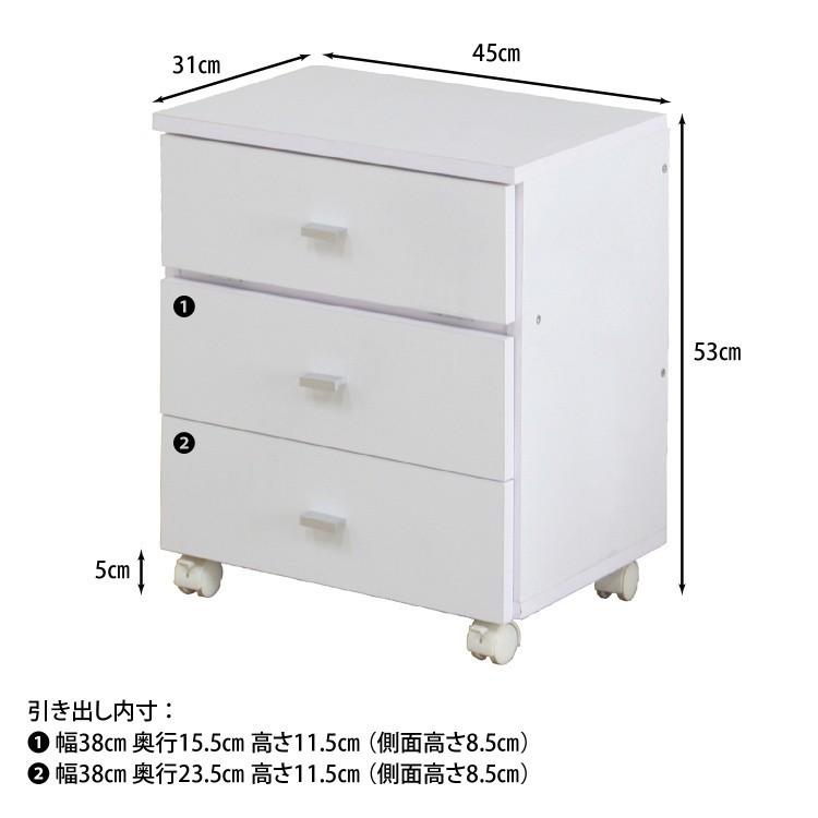 コスメワゴン 天面開閉式 コンパクト コスメボックス ドレッサー