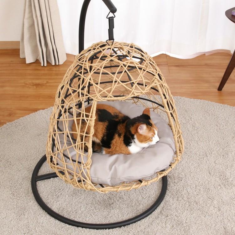 ペット用 ハンギングチェア クッション ペット チェア リゾート風