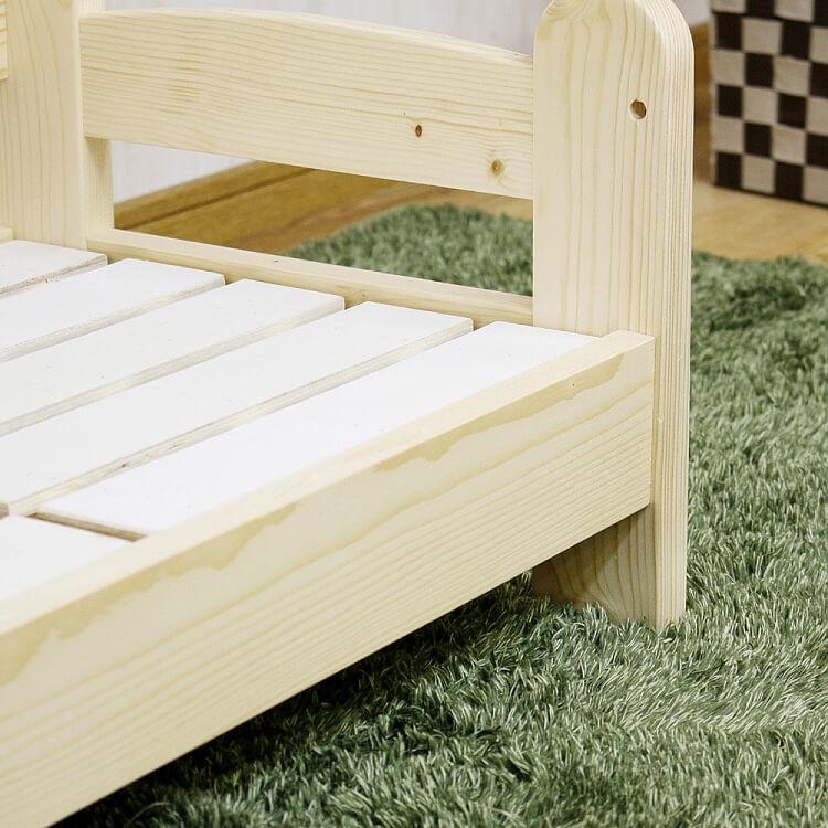 ペットベッド 1段 ベッドフレーム単品 北欧 パイン材 カントリー
