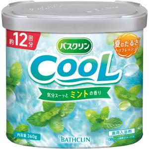 バスクリン（BATHCLIN） クール 気分スーッとミントの香り 360g : 薬の