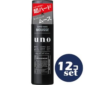 【単品12個セット】 ファイントゥデイ ウーノ スーパーハードムース f 180G(代引不可)【送料無料】 セット販売」「ファイントゥデイ」UNO スーパーハードムース f