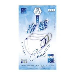 日翔」 彩立体冷感マスクやや大きめサイズ 30枚 : 薬のファインズ