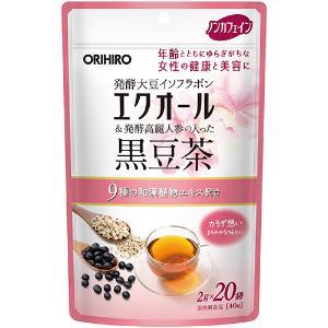 ORIHIRO（オリヒロ） エクオール発酵高麗人参の入った黒豆茶 2g×20袋