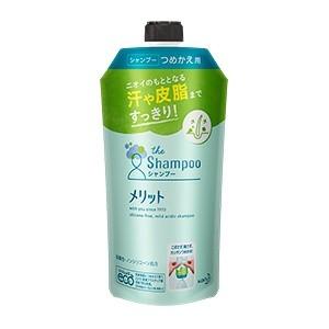 Kao（花王） メリット シャンプー (つめかえ) 340ml (医薬部外品