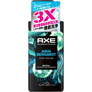 【単品17個セット】 ユニリーバ・ジャパン アックス プレミアムフレグランス ボディソープ アクアベルガモット ポンプ 440G(代引不可)【送料無料】 ユニリーバ アックス プレミアムフレグランス ボディソープ アクア