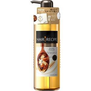 ヘアレシピ　アーモンドオイル&バニラ　530ml×9本 P&G ヘアレシピ アーモンドオイル&バニラスムース レシピ シャンプー