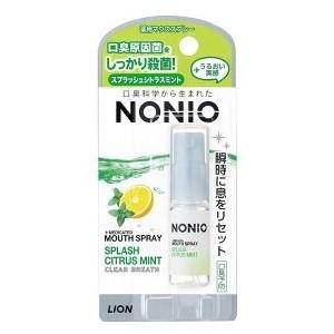 「ライオン」 NONIO マウススプレー スプラッシュシトラスミント 5mL (医薬部外品) 「日用品」｜finespharma