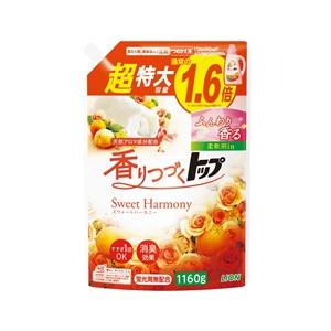 LION 香りつづくトッププラス スイートハーモニー 320g 詰め替え5パック ライオン」 香りつづくトップ Sweet Harmony (スウィートハーモニー