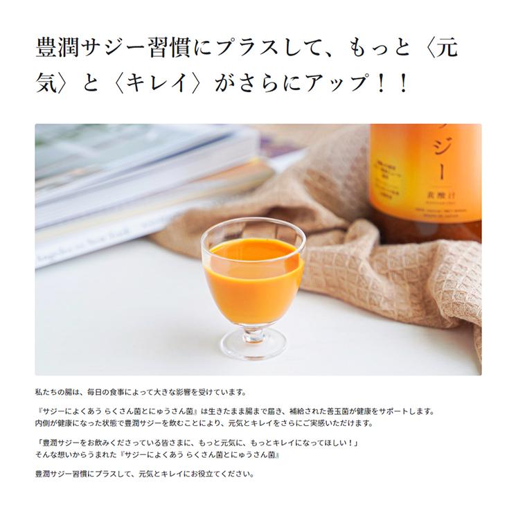 公式 フィネス】サジーによくあう らくさん菌とにゅうさん菌 公式 フィネス】サジーによくあう らくさん菌とにゅうさん菌