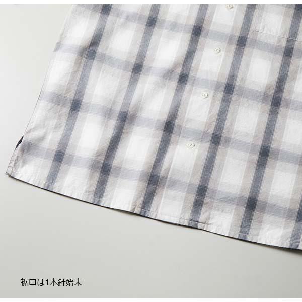 【M-XL】コットン オープンカラー ロングスリーブ シャツ 1694-01 開襟シャツ 長袖 ユナイテッドアスレ United Athle メンズ 男女兼用 チェック柄 カジュアル |  | 10
