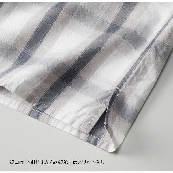 【M-XL】コットン オープンカラー ロングスリーブ シャツ 1694-01 開襟シャツ 長袖 ユナイテッドアスレ United Athle メンズ 男女兼用 チェック柄 カジュアル |  | 11